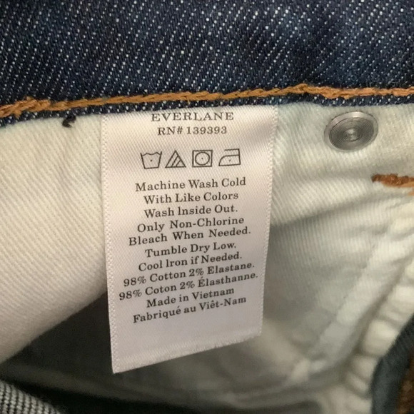 EVERLANE Straight Leg Ankle Jeans - Picture 4 of 4